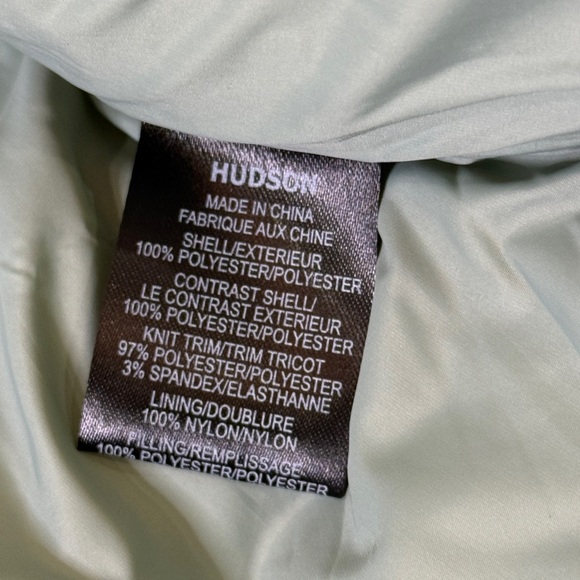 $358 MENS HUDSON PUFFER OUTDOORS SKI COAT JACKET STORMY GRAY VEGAN DOWN FILLED - Picture 10 of 16